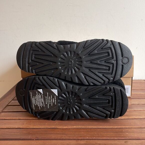 UGG Classic Ultra Mini Braid Booties Black USA Women Size 7/UK 5/EU 38 - Picture 9 of 15